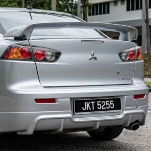Zodiak-Style Rear Bumper Lip Mitsubishi Lancer X (2007-)