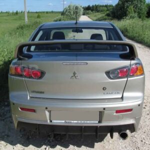 Mitsubishi Lancer X Shark Rear Bumper Skirt